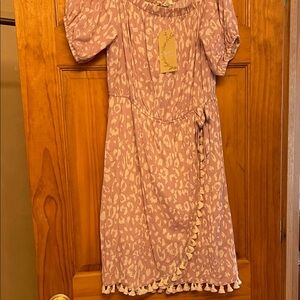 ANDREE BY UNIT lavender Patterned Women’s Dress